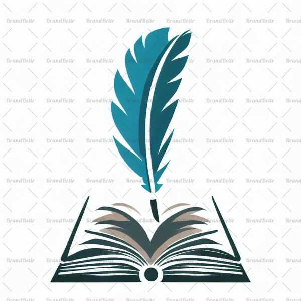Offenes Buch und Feder